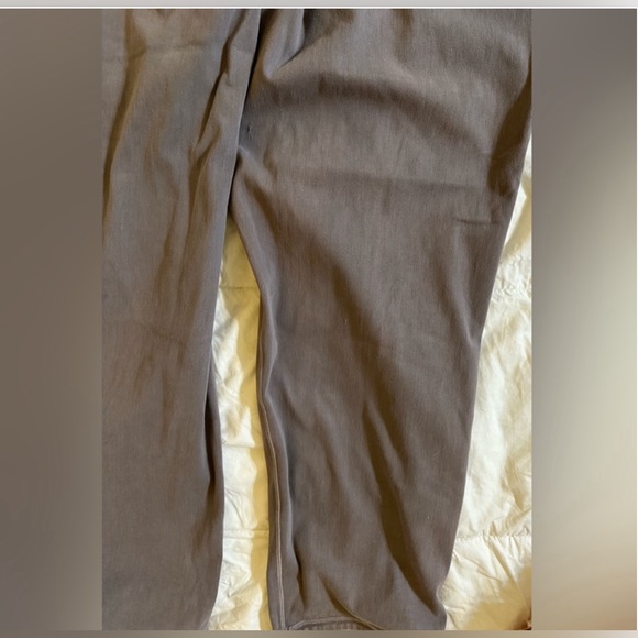 reversible blue gray geometric pattern - Stretch Ankle Pants -no pockets - 2X - Picture 12 of 16